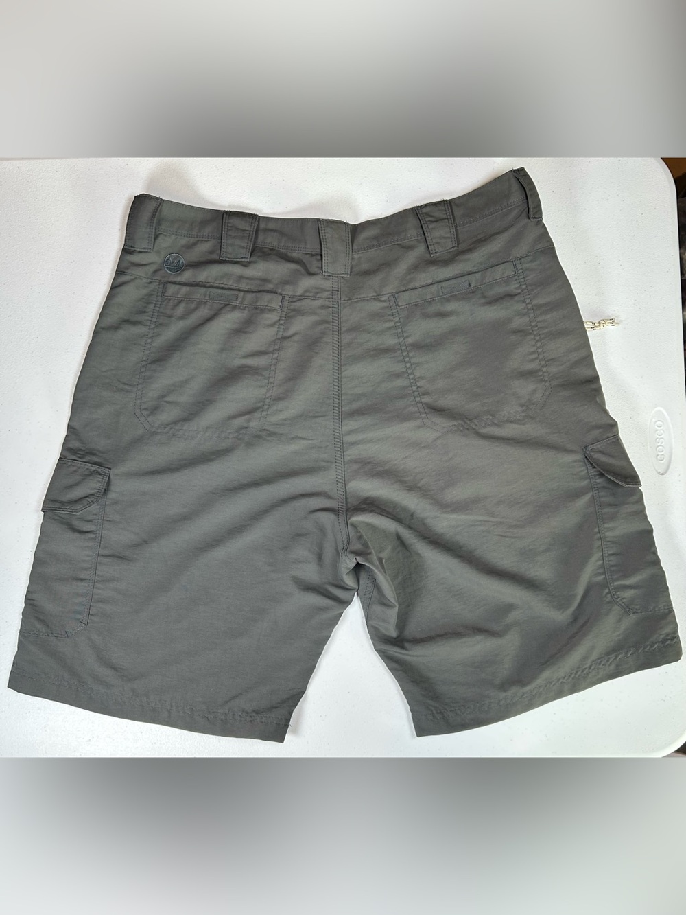 Wrangler Outdoor Performance Gray Nylon Cargo Shorts Men’s Size 38 - Picture 2 of 9